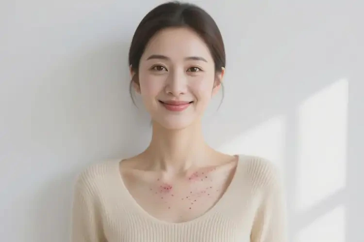 女人脖子上偶尔长湿疹能不能彻底自愈(图1)