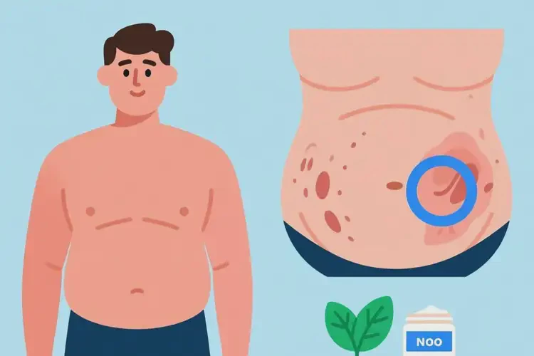 男性肚子上经常长湿疹能治好吗(图2)