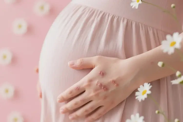 孕妇手上偶尔长湿疹能治好吗(图3)