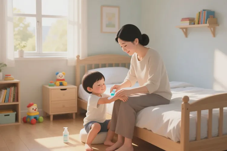 孩子手臂上经常起湿疹可以治愈吗(图1)