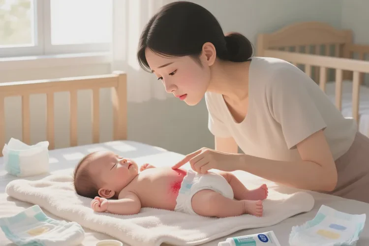 孩子屁股偶尔长湿疹可以治愈吗(图1)