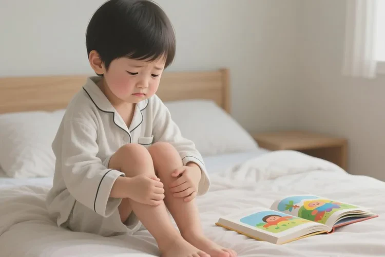 孩子脸上容易长湿疹可以治愈吗(图3)