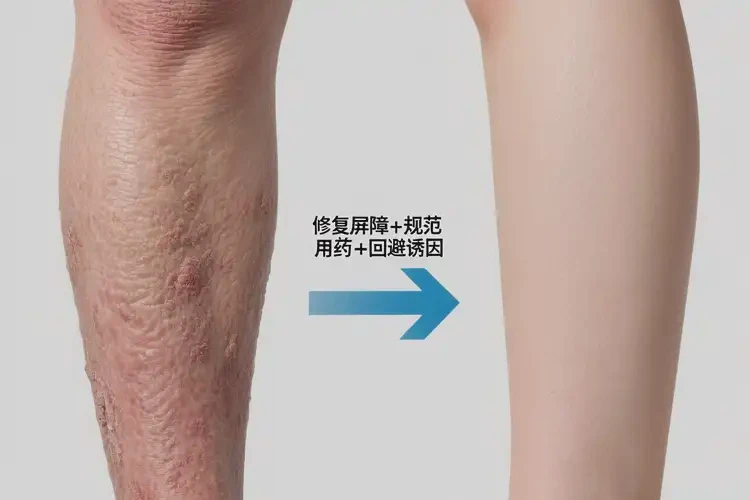 小儿小腿长湿疹能治好吗(图1)