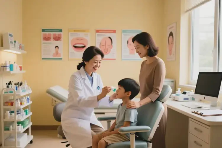 儿童面部经常起湿疹能治好吗(图1)