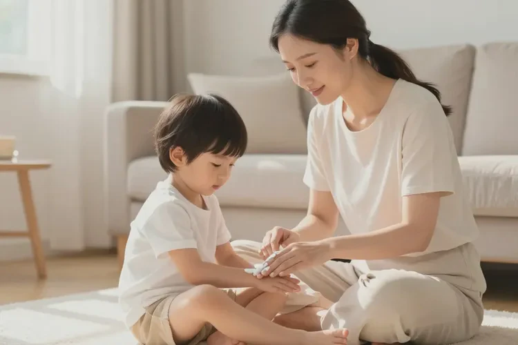 孩子四肢出现湿疹可以治愈吗(图1)