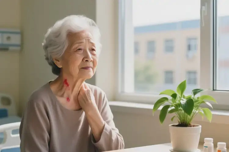 老年人脖子上有湿疹能治好吗(图4)