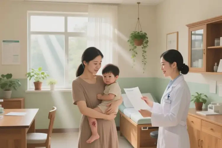 儿童大腿上经常起湿疹能治好吗(图1)