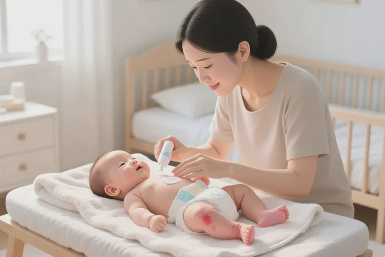 婴儿小腿起湿疹可以治愈吗(图1)