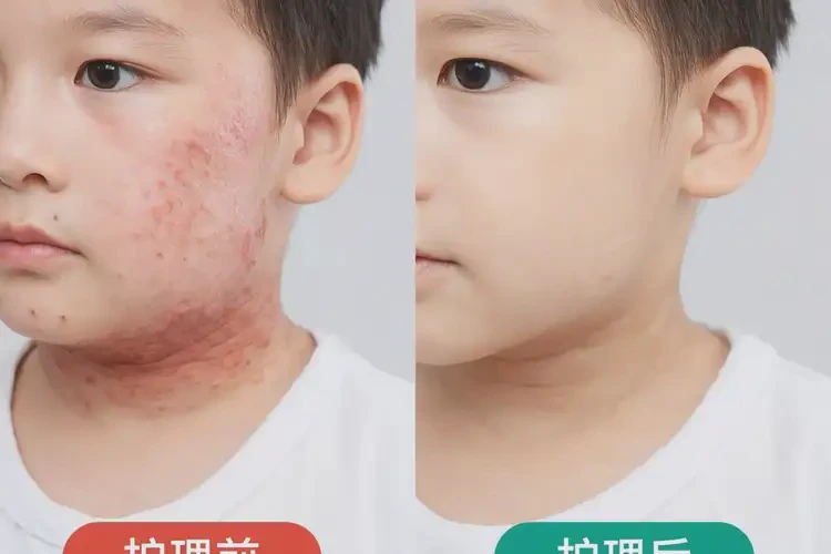 小孩脖子偶尔起湿疹能治好吗(图2)