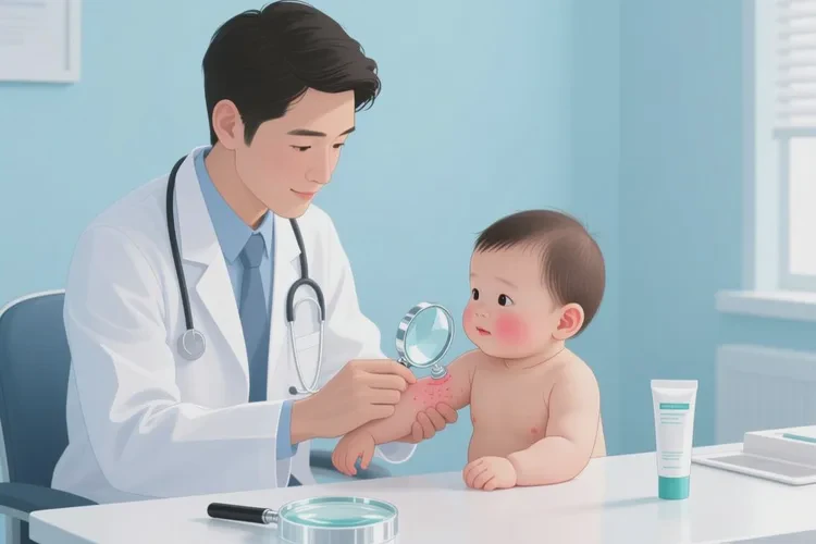 宝宝手臂上起湿疹可以治愈吗(图3)