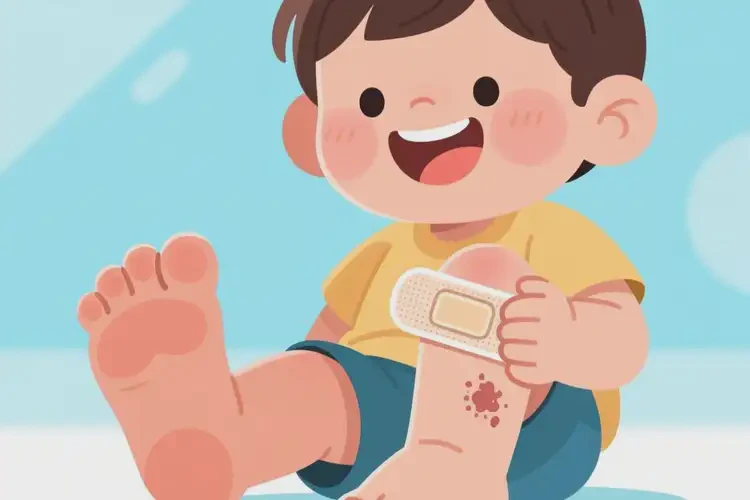 少儿脚上容易长湿疹能治好吗(图1)