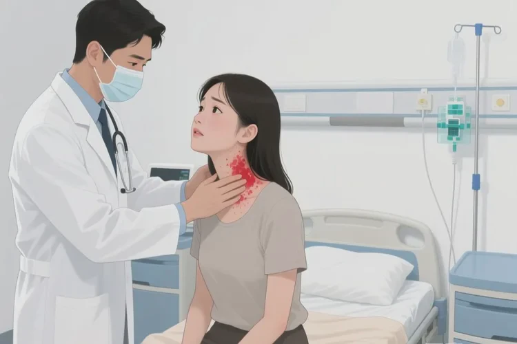 女人脖子上容易长湿疹能靠自己自愈吗(图4)