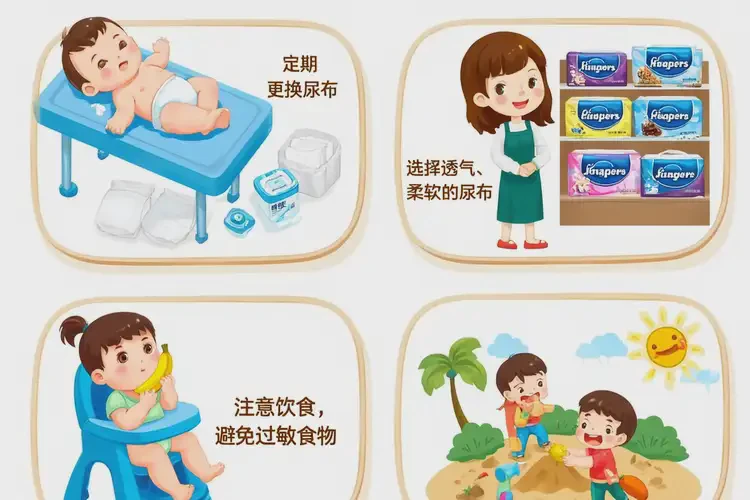 儿童屁股容易长湿疹能治好吗(图1)