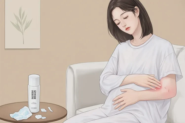 产妇全身偶尔长湿疹可以治愈吗(图1)