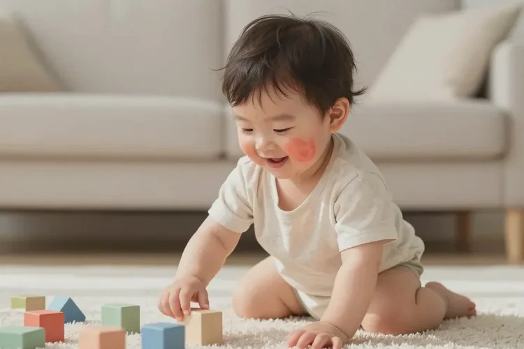 小孩脖子上出湿疹可以治愈吗(图3)