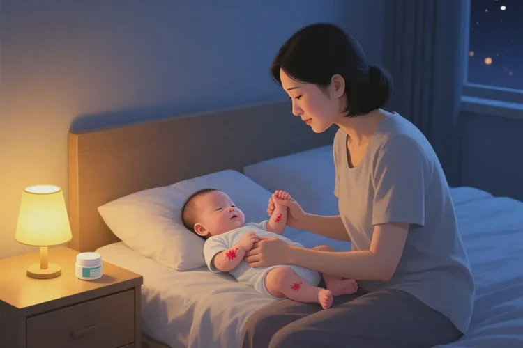 婴儿手臂经常起湿疹可以治愈吗(图1)