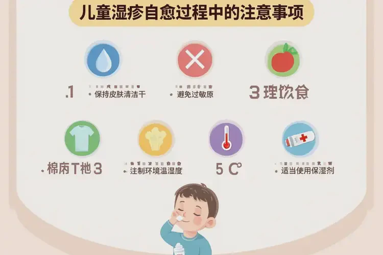 儿童面部出现湿疹能彻底自愈吗(图1)