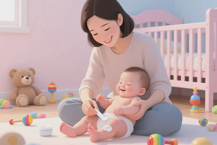 婴儿脚上容易起湿疹可以治愈吗(图1)