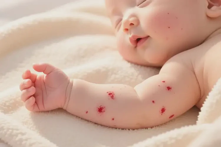 宝宝手臂上偶尔长湿疹能治好吗(图2)