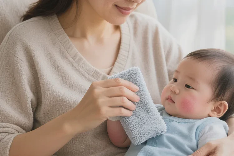 新生儿四肢偶尔长湿疹可以治愈吗(图4)