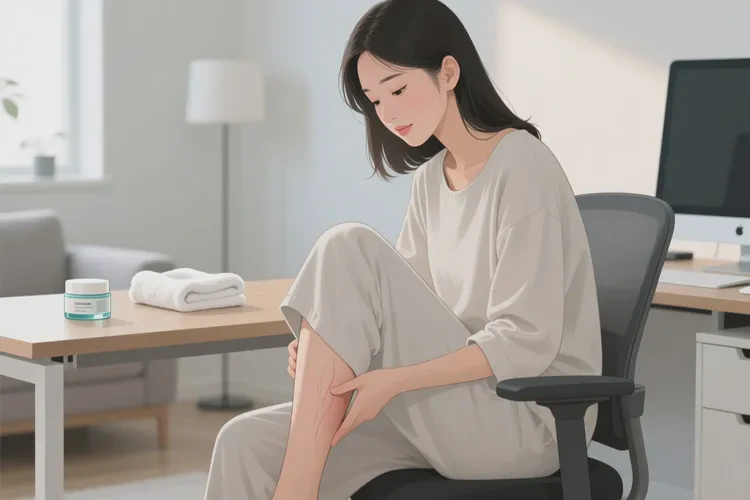 女生大腿上出湿疹可以治愈吗(图1)