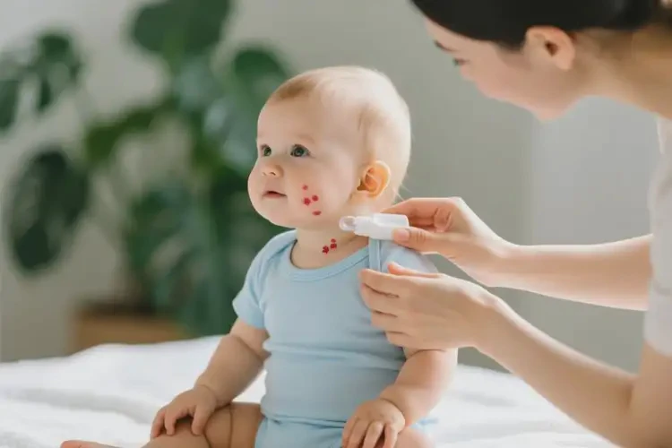 孩子脖子经常起湿疹能治好吗(图4)