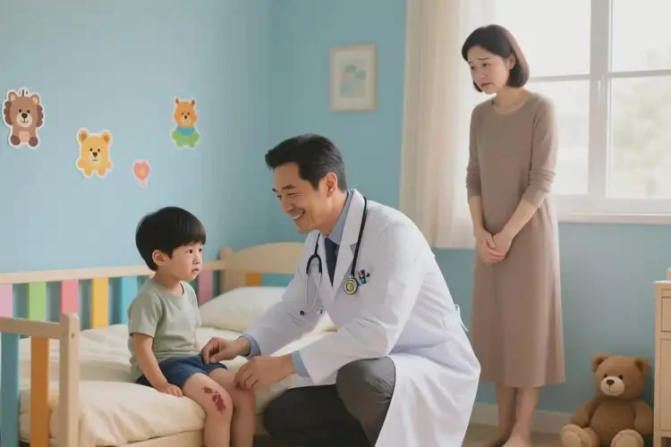 儿童屁股起湿疹能治好吗(图1)