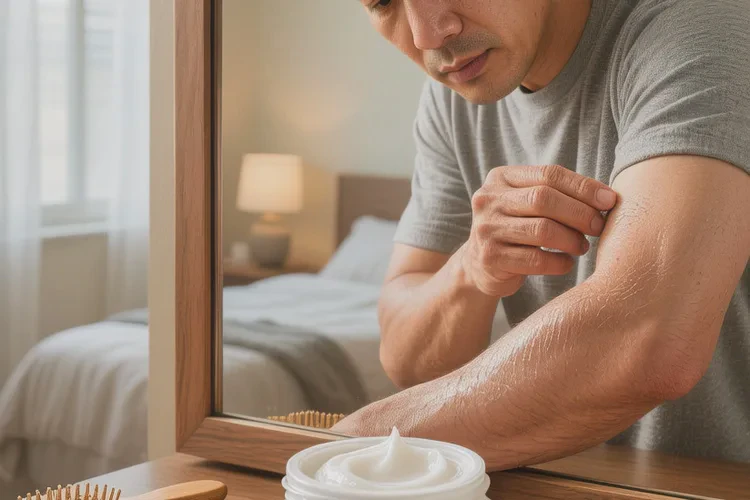 男生手臂经常长湿疹能治愈吗(图3)