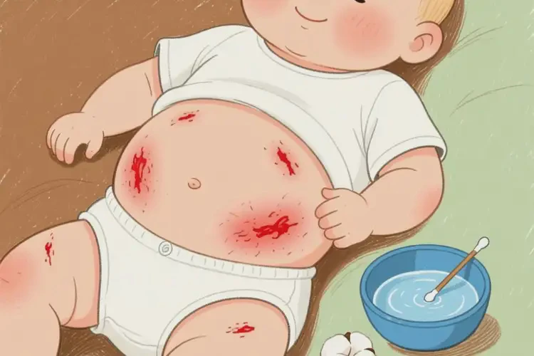 婴幼儿肚子起湿疹能治好吗(图2)