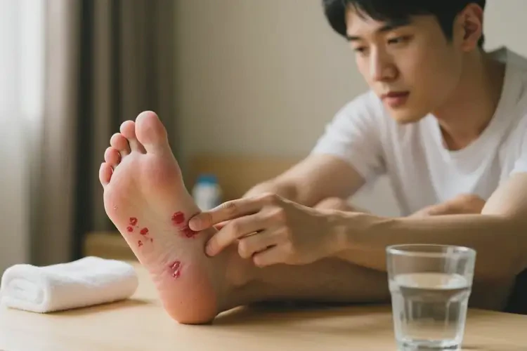 男性脚上偶尔起湿疹能治好吗(图2)