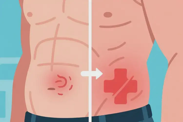 男性肚子容易长湿疹能治好吗(图1)