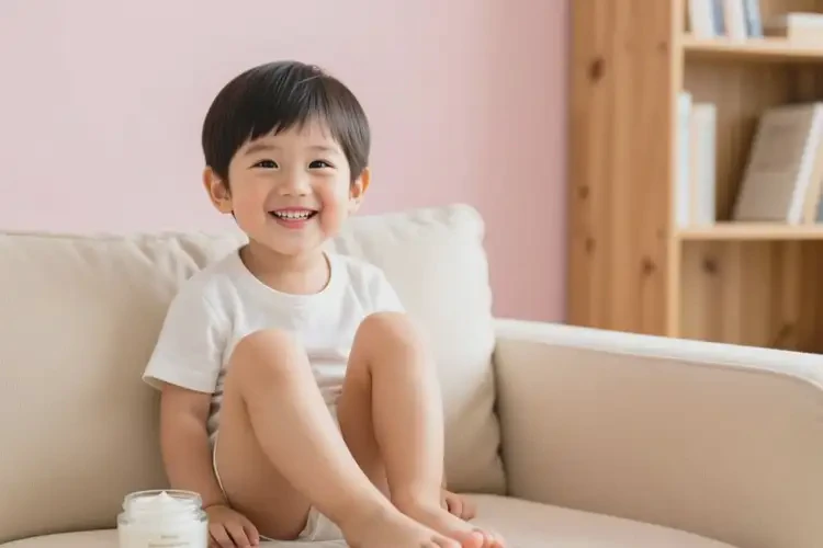 少儿大腿起湿疹能治好吗(图4)