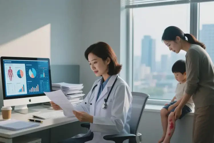 孩子小腿经常起湿疹能治好吗(图1)