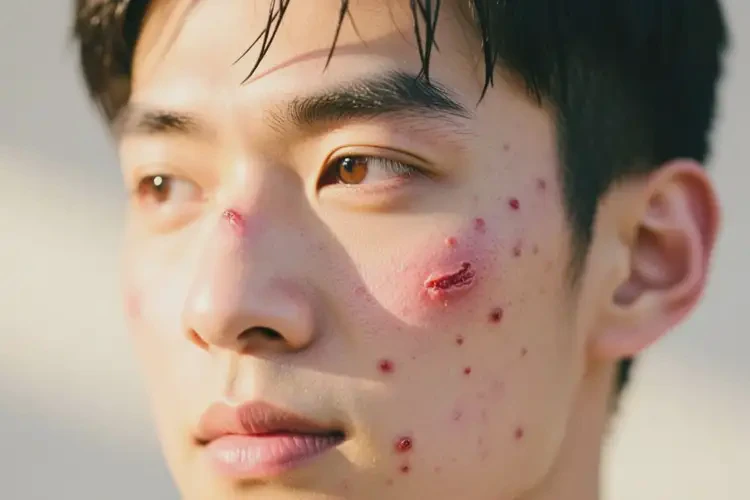 中学生面部出湿疹不管它会自己痊愈吗(图4)