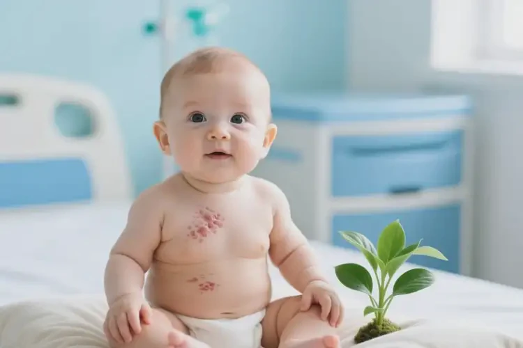 婴儿脖子经常起湿疹能治好吗(图1)