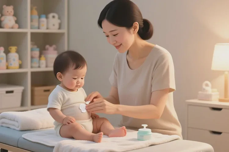 小孩肚子经常起湿疹可以治愈吗(图1)