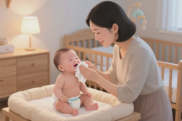 小儿脸上偶尔长湿疹可以治愈吗(图1)