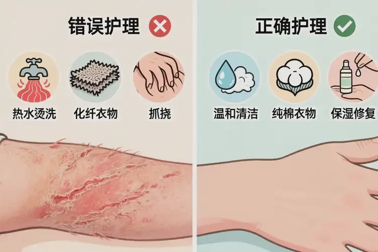 小孩手臂容易起湿疹能治好吗(图1)