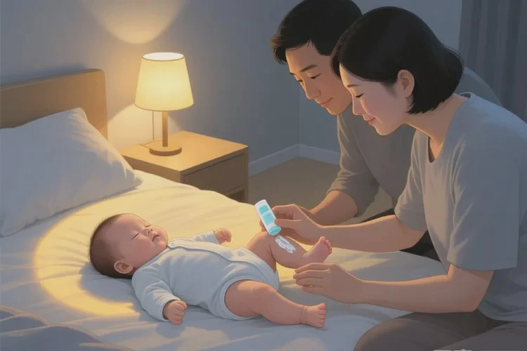 婴儿小腿有湿疹可以治愈吗(图1)