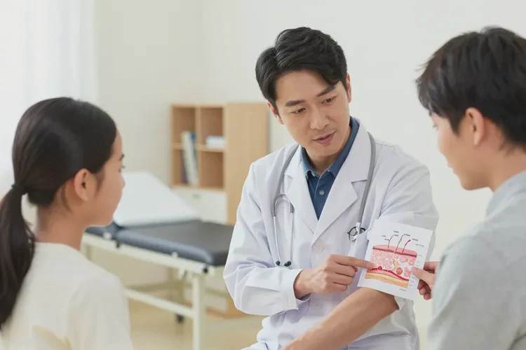 婴幼儿大腿偶尔起湿疹可以治愈吗(图2)