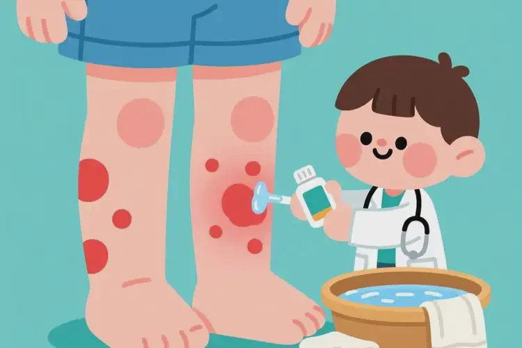 小孩小腿经常长湿疹能治好吗(图2)