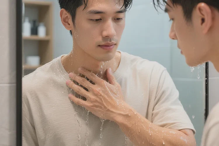 男生脖子上出湿疹能治愈吗(图1)