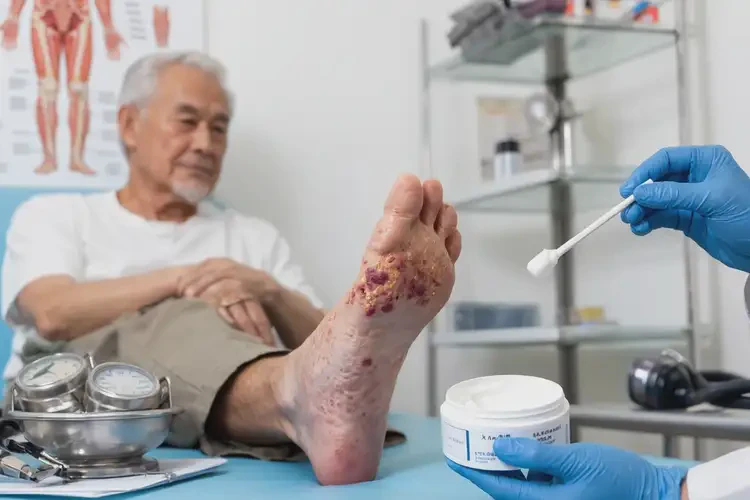 老年人脚上容易起湿疹能治好吗(图2)