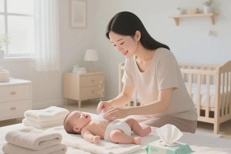 小孩屁股上偶尔长湿疹可以治愈吗(图1)