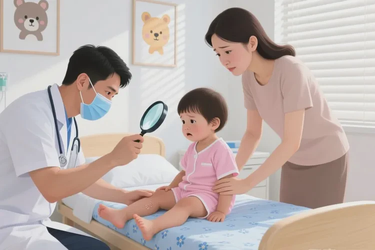 婴幼儿大腿经常长湿疹可以治愈吗(图2)