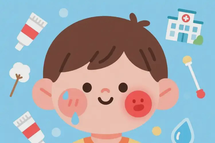 儿童脸上经常起湿疹能治好吗(图2)