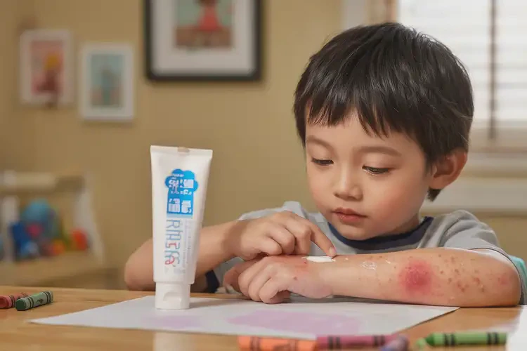 孩子手臂上偶尔起湿疹能治好吗(图3)