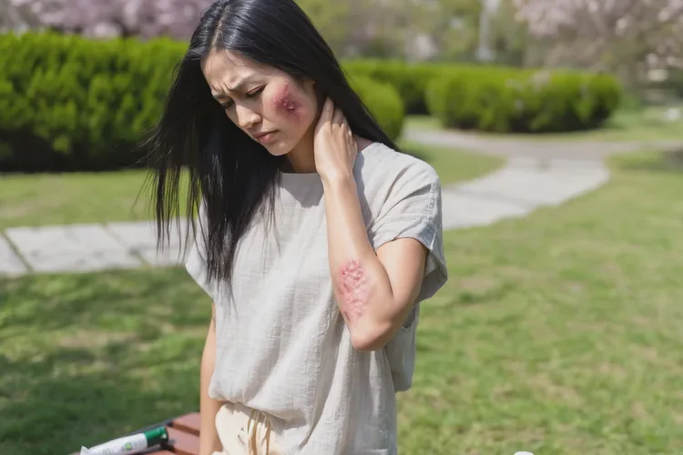 女生脖子上容易长湿疹可以治愈吗(图4)