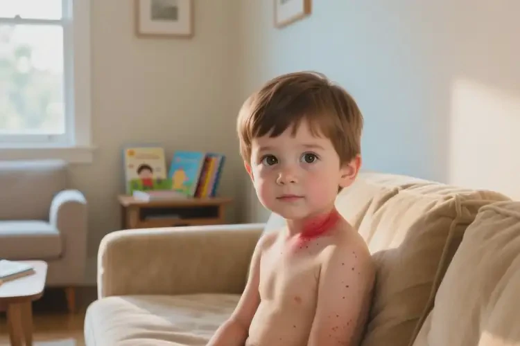 小孩脖子经常起湿疹不管它会自己痊愈吗(图1)