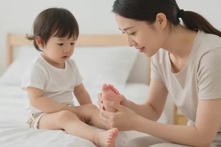 小孩脚上偶尔起湿疹可以治愈吗(图1)